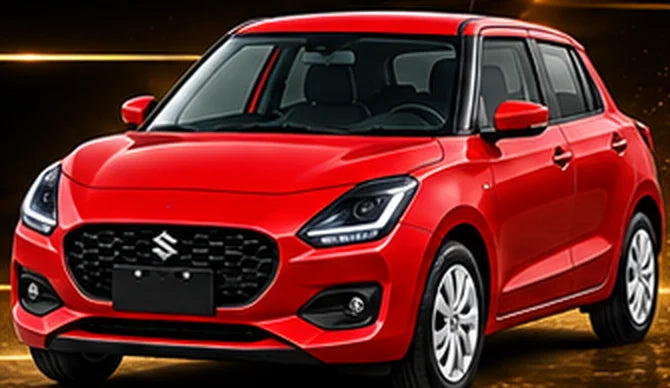 Suzuki Swift rojo, 2do premio