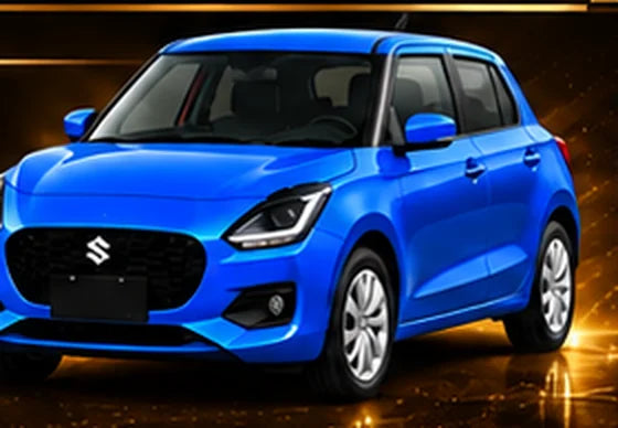 Suzuki Swift azul, 3er premio